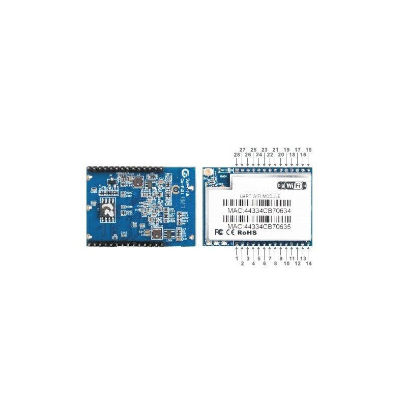 Wireless HLK-RMO4 module/Serial to RJ45 or Serial to WiFi