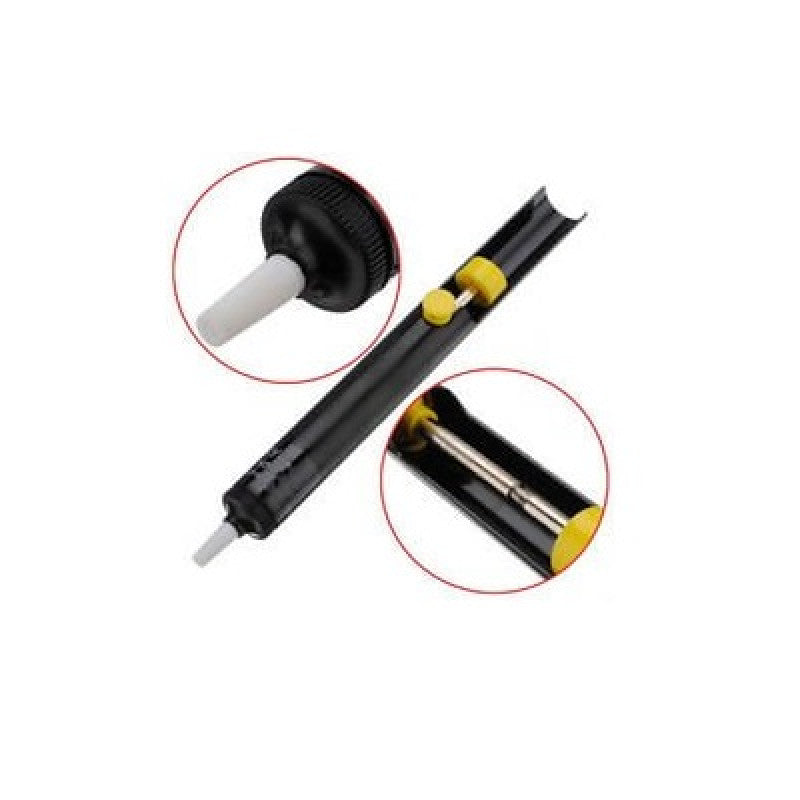 Excellent Quality Black Aluminum Body Desoldering Pump SOLDRON