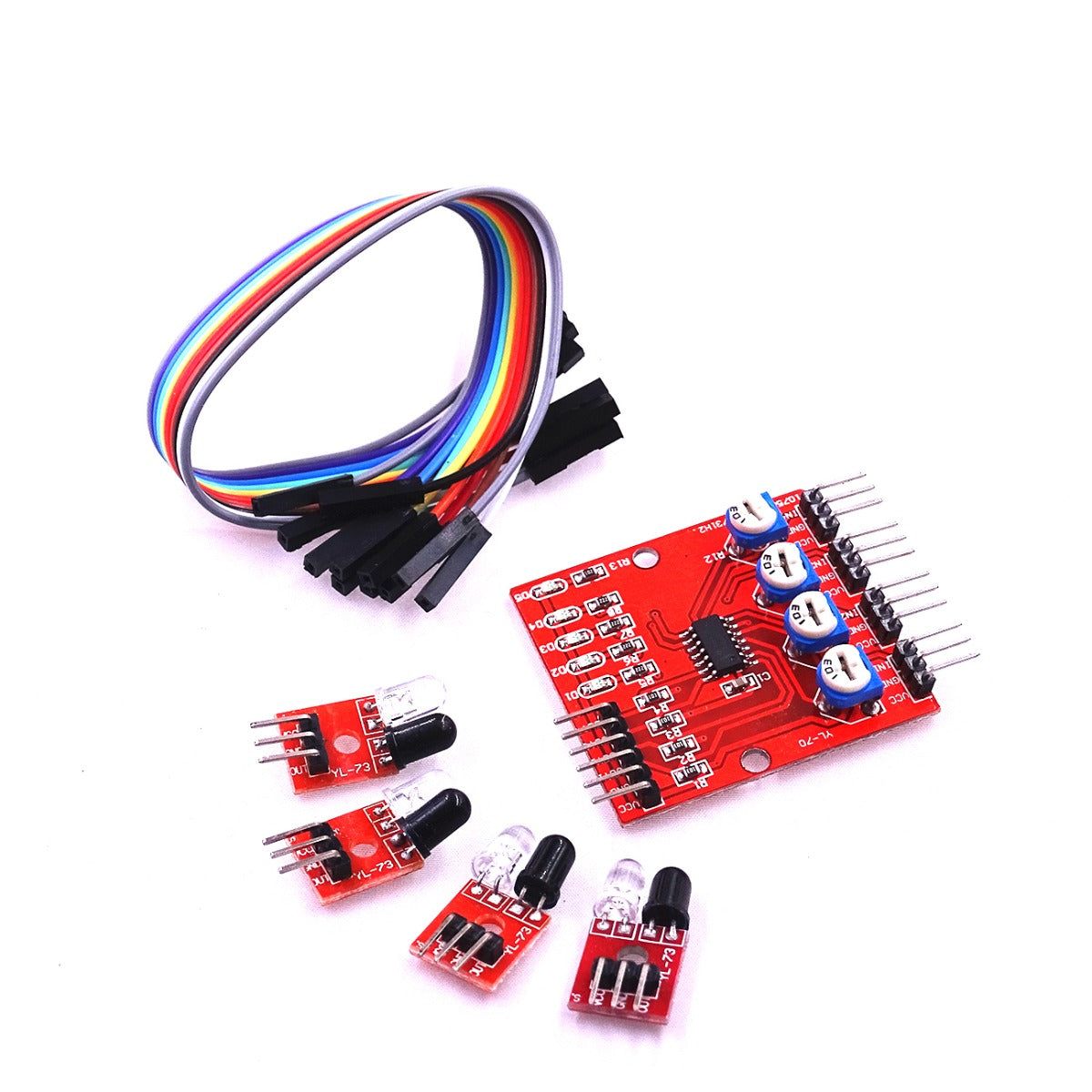 4-CH Infrared Line Sensor Unit