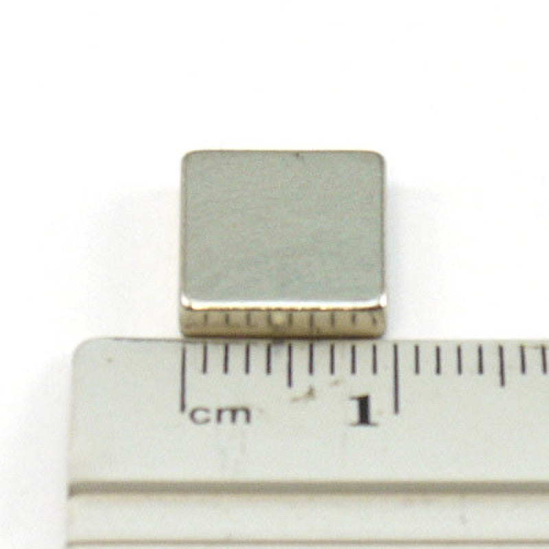 10mm x 10mm x 2mm (10x10x2 mm) Neodymium Block Magnet