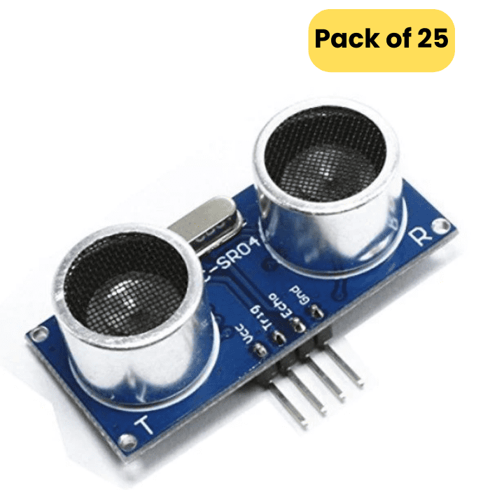 Ultrasonic Sensor HC-SR-04 (Pack of 25)