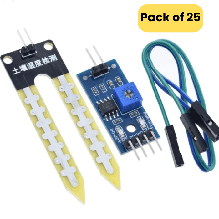 25-piece pack of soil moisture sensor modules