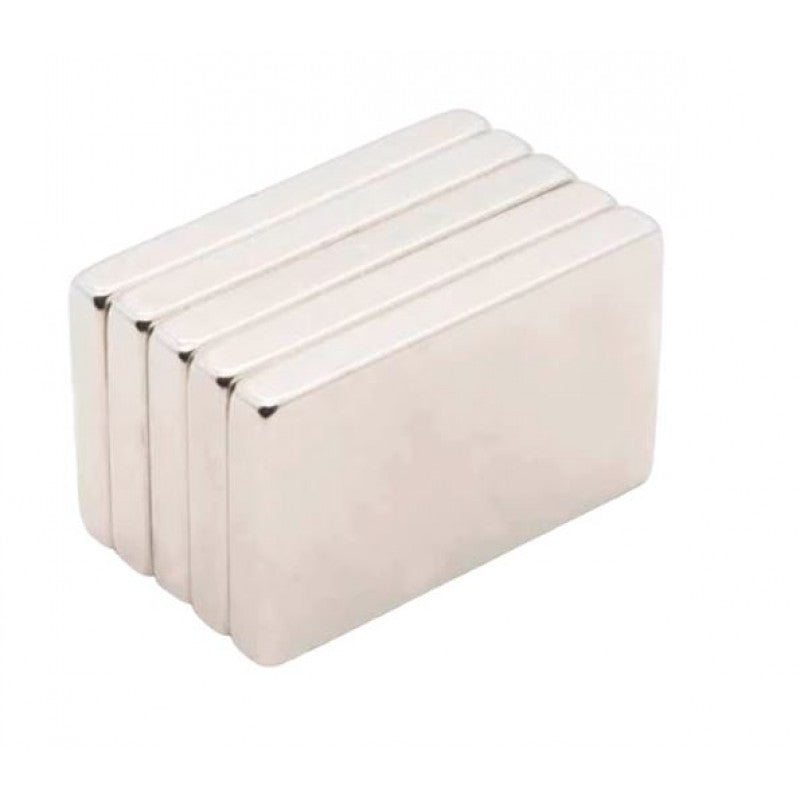 40mm x 25mm x 5mm (40x25x5 mm) Neodymium Block Magnet