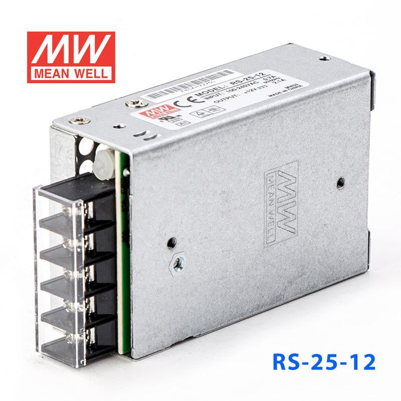 Mean Well SMPS RS-25-12, Metal Power Supply, 12V 2.1A, 25W