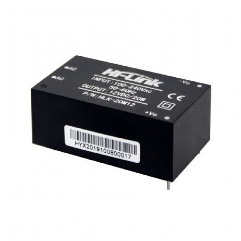 Hi-Link 12V/20W AC to DC Power Supply Module, HLK-20M12