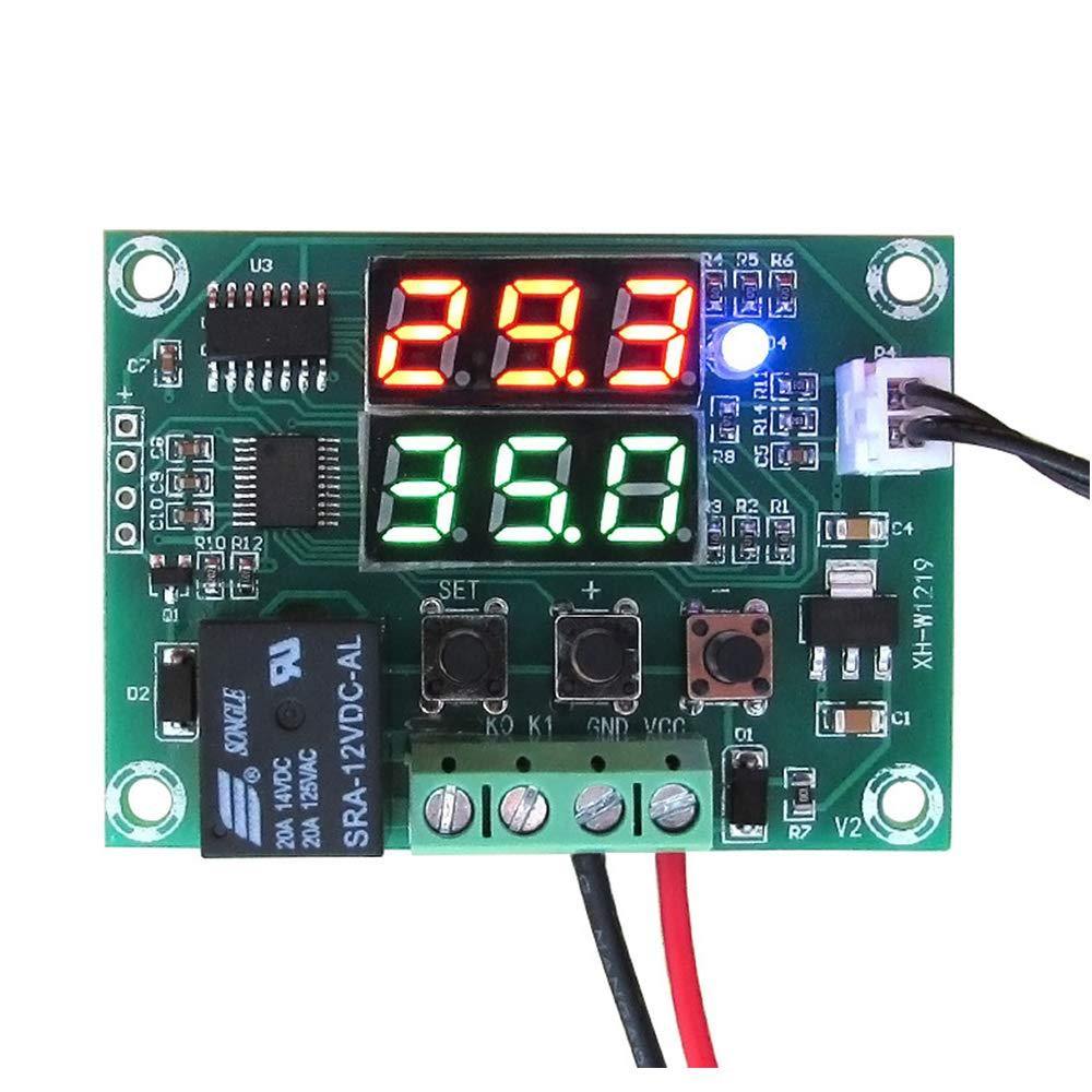 Digital Temperature Controller XH-W1219, 12V.