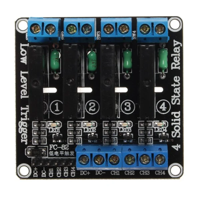 Solid State Relay with 4 Channels