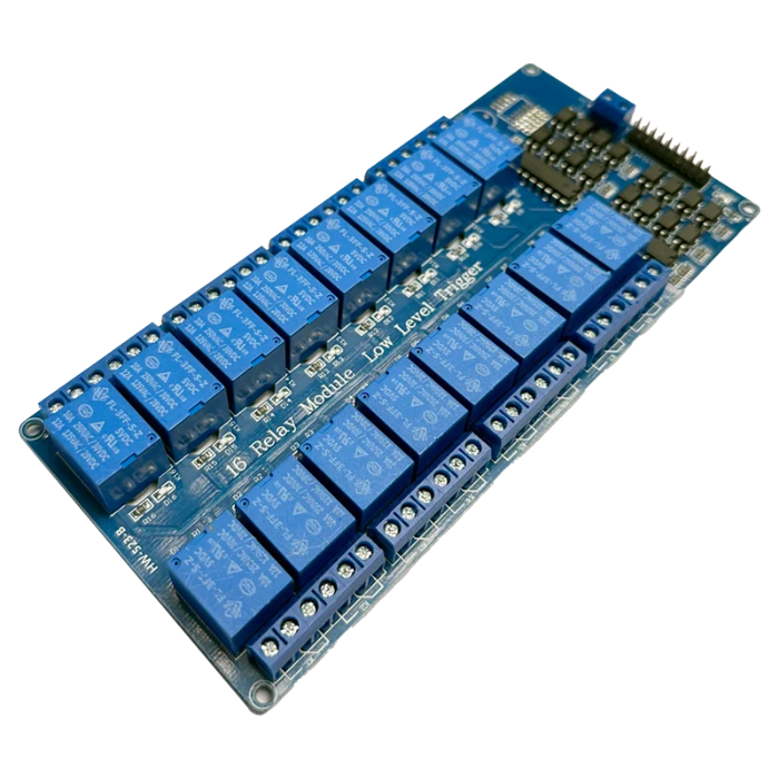 16-channel, 5 volt relay module