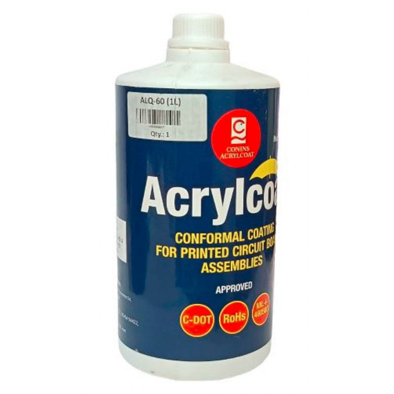 Solderable PCB Assemblies Acrylcoat ALQ-60 Conformal Coating - 1 Litre