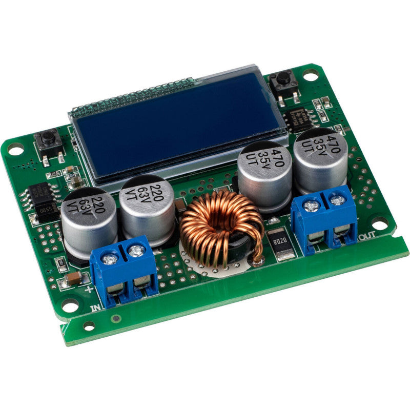 LCD Display with Case for 7A DC 60V Adjustable Step-Down Regulator Module