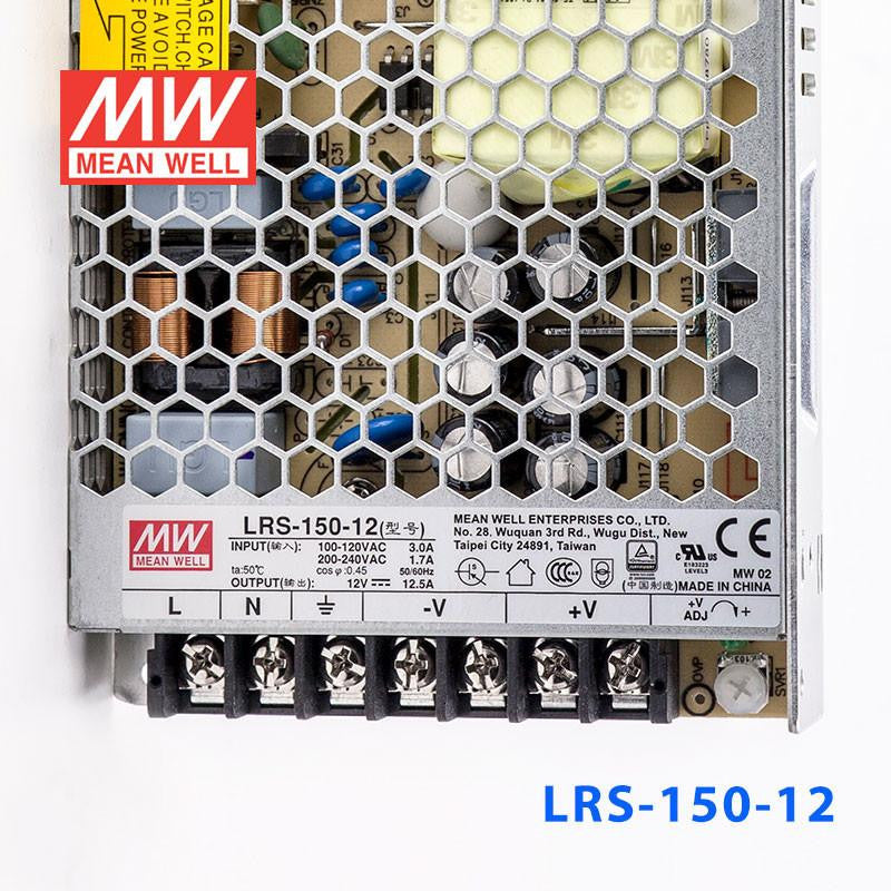 Mean Well SMPS - LRS-150-12 - 12V 12.5A - 150W Metal Power Supply