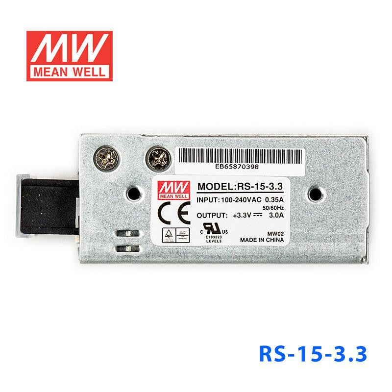 Mean Well SMPS RS-15-3.3 3.3V 3A - 9.9W Metal Power Source