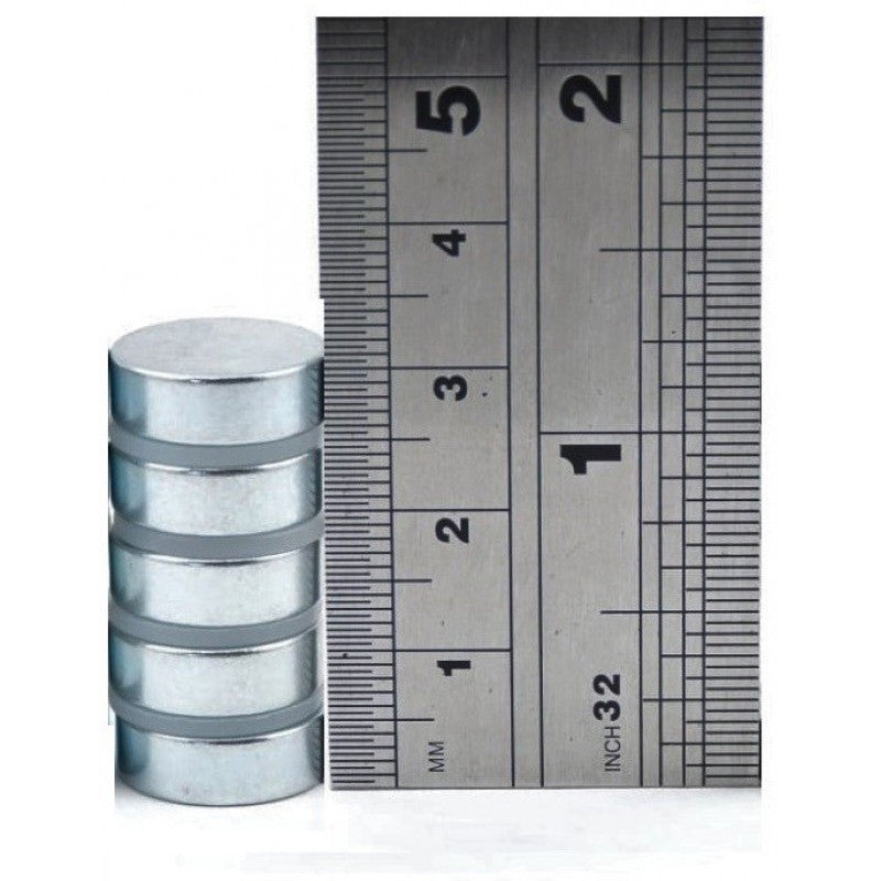 15mm x 6mm (15x6 mm) Neodymium Disc Strong Magnet