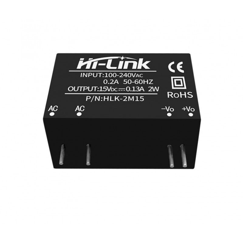 Hi-Link 15V 2W AC to DC Power Supply Module, HLK-2M15