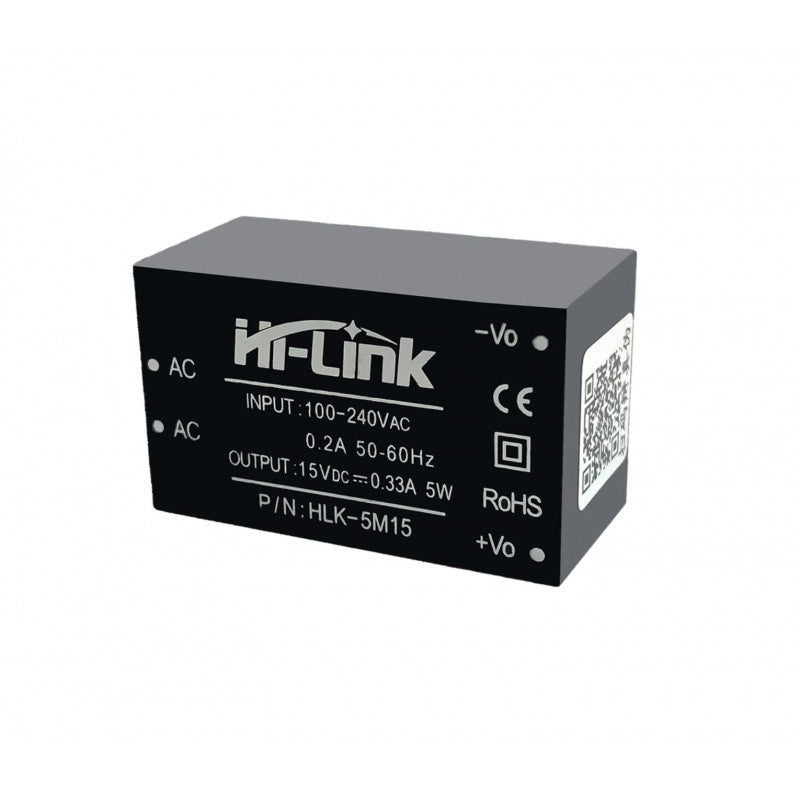 Hi-Link 15V 5W AC to DC Power Supply Module, HLK-5M15