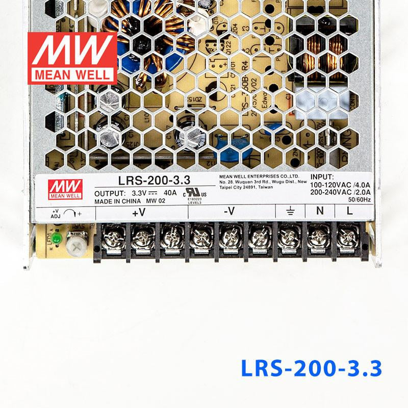 Mean Well SMPS - 3.3V 40A - 132W Metal Power Supply - LRS-200-3.3