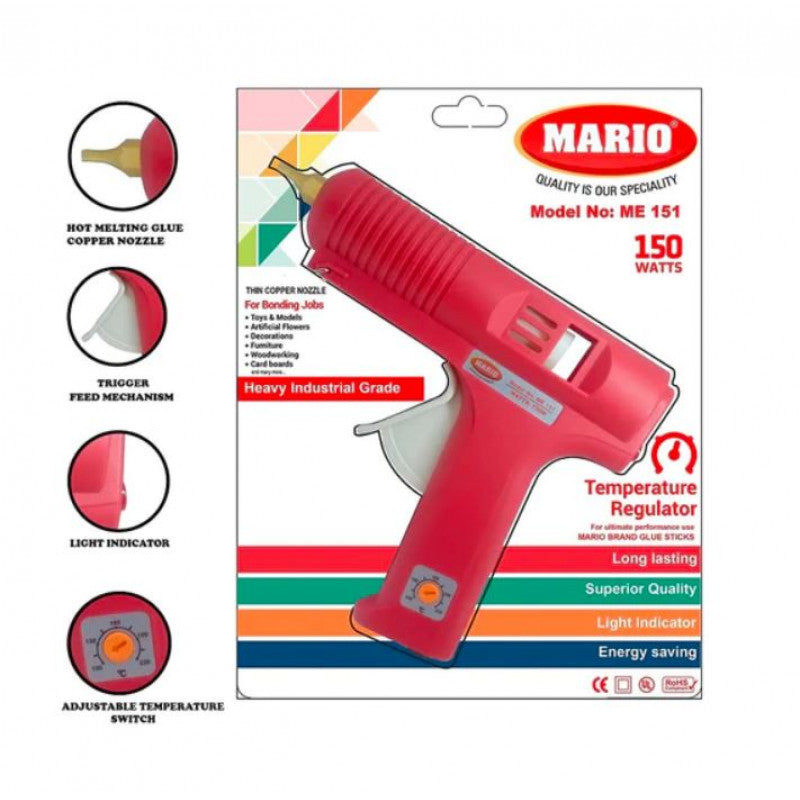 Mario ME-151 Hot Melt Glue Gun, 150 Watt