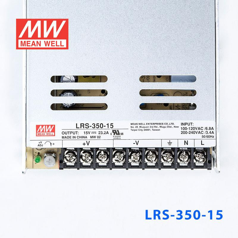 Mean Well SMPS - LRS-350-15 - 15V 23.2A - 348W Metal Power Supply