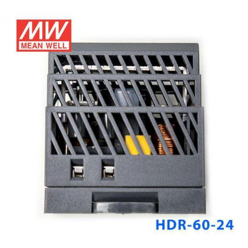 HDR-60-24 Meanwell SMPS - Din Rail Metal Power Supply, 24V, 2.5A, 60W