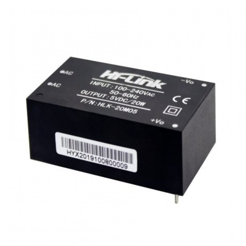 Hi-Link 5V/20W AC to DC Power Supply Module, HLK-20M05