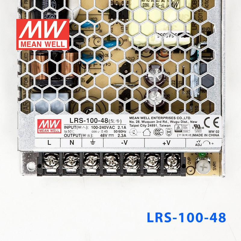 Mean Well SMPS - LRS-100-48 - 48V 2.3A - 110.4W Metal Power Supply