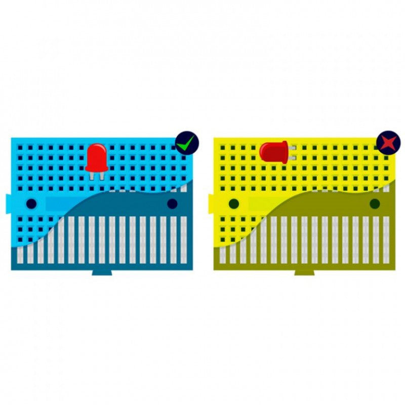 Mini Breadboard SYB-170 Yellow with 170 Points