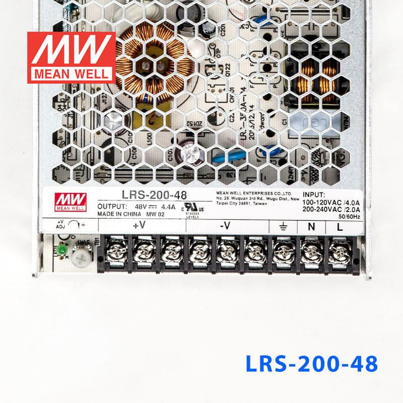 Mean Well SMPS - LRS-200-48 - 48V 4.4A - 211.2W Metal Power Supply