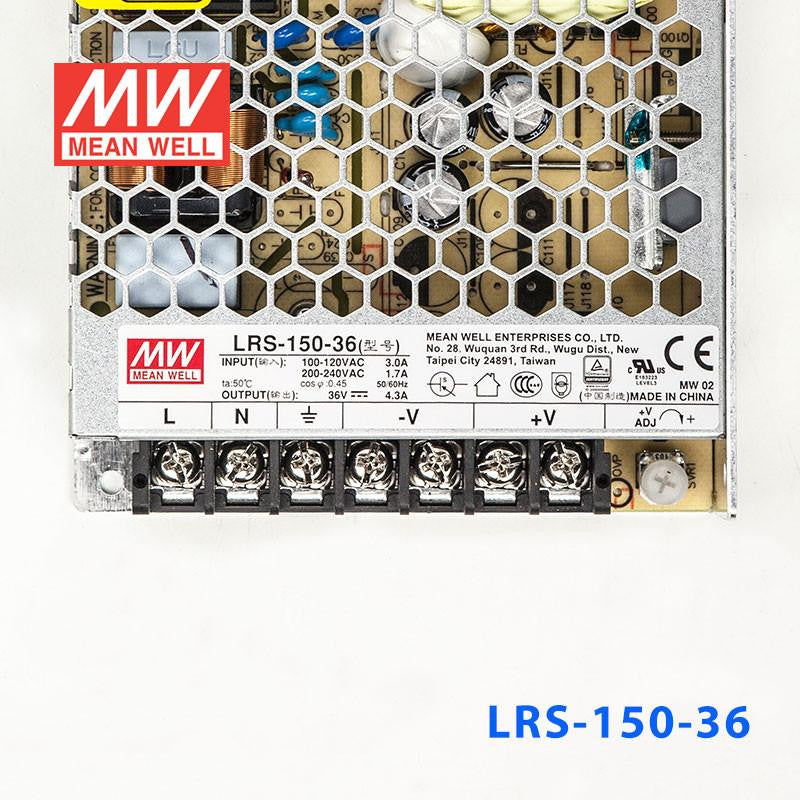 Mean Well SMPS - LRS-150-36 - 36V 4.3A - 154.8W Metal Power Supply