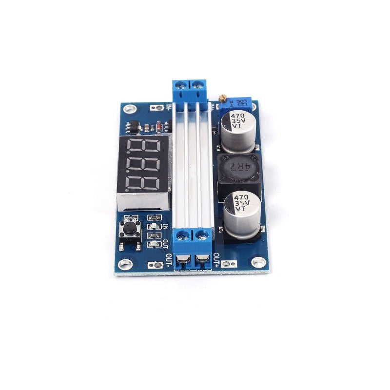 DC-DC High Power Adjustable Step-up Module with Digital Display Voltmeter, 3.0-35V to 3.5-35V 100W