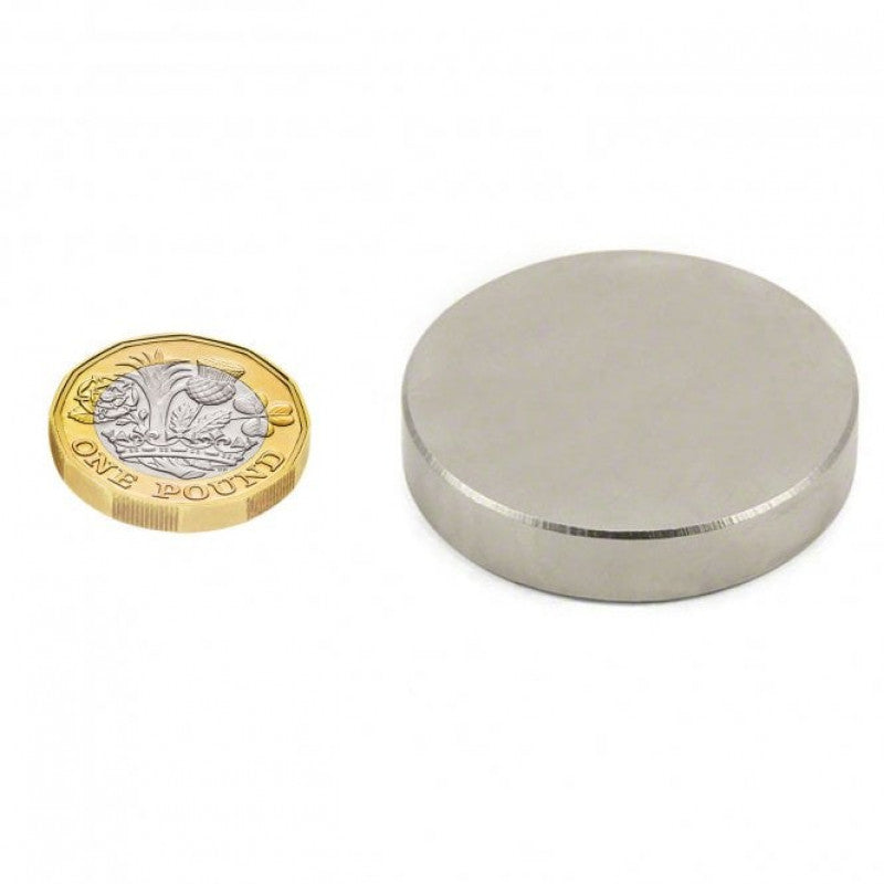 50mm x 10mm (50x10 mm) Neodymium Disc Strong Magnet