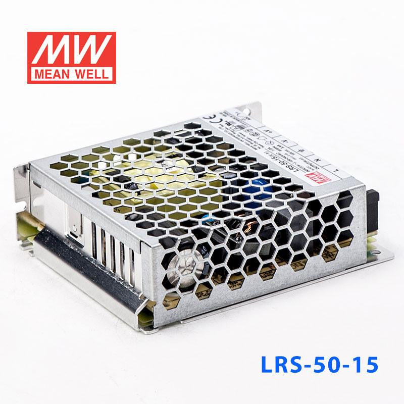 LRS-50-15 Mean Well SMPS - 15V 3.4A - 51W Metal Power Supply