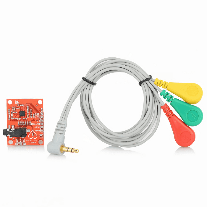 Kit with ECG Module and Heart Rate Monitor AD8232