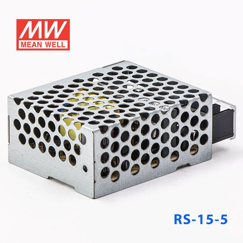 RS-15-5 Metal Power Supply - 5V 3A - 15W Mean Well SMPS