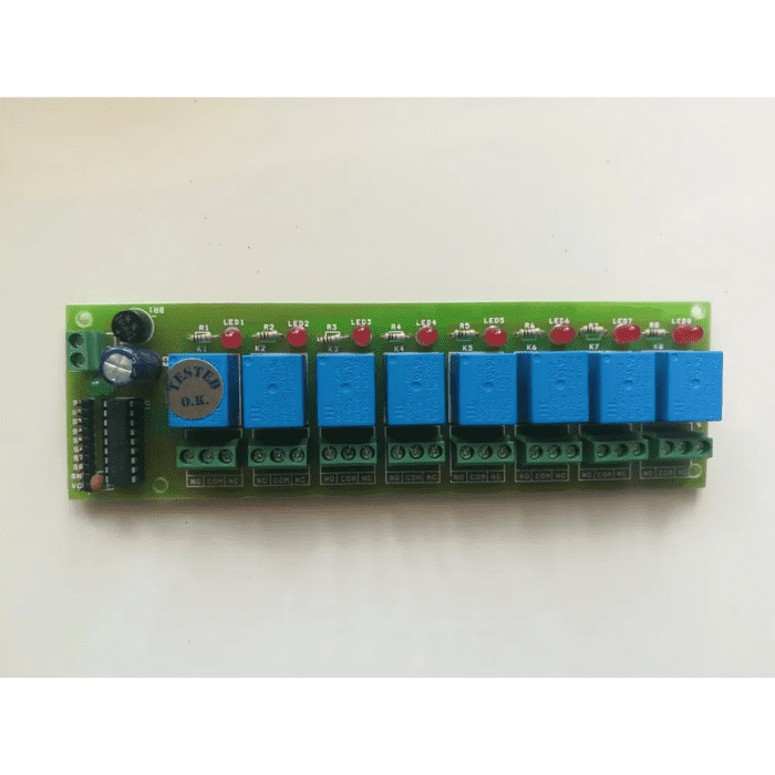 ULN2003-Based 8-Channel 12V Relay Board