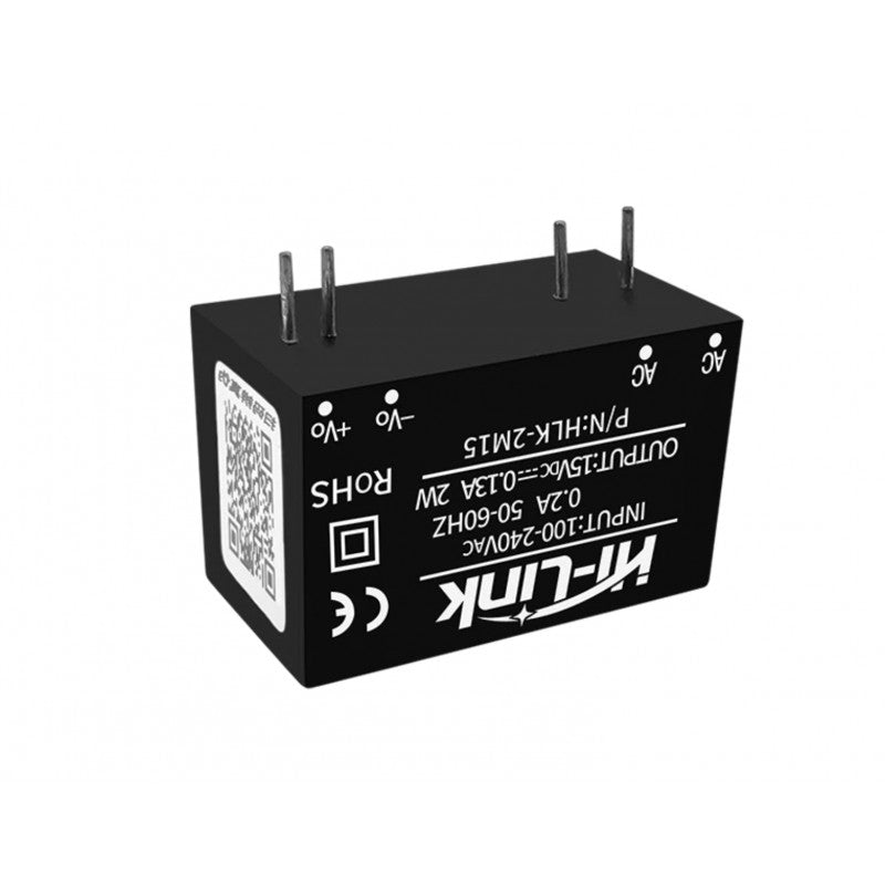 Hi-Link 15V 2W AC to DC Power Supply Module, HLK-2M15