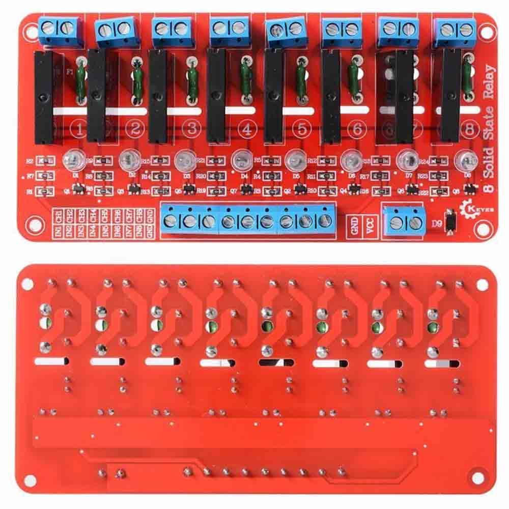 8-channel, 5 volt SSR module