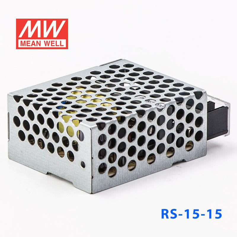 Mean Well SMPS - RS-15-15, 15V/1A, 15W Metal Power Supply