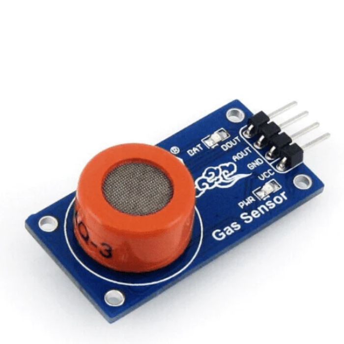 MQ-3 Gas Sensor Module: Detector Module for CO, Hexane, LPG, CH4, and Benzine