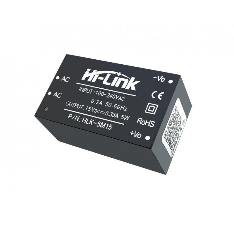 Hi-Link 15V 5W AC to DC Power Supply Module, HLK-5M15