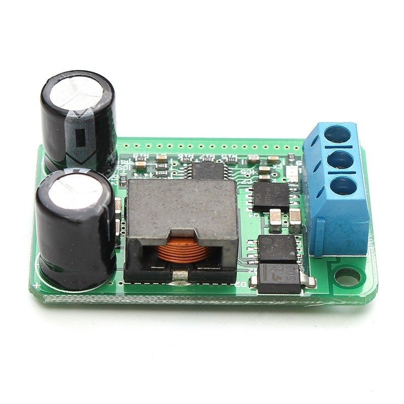 In place of LM2596S, this DC-DC Step-Down Buck Converter Power Supply Module operates from 24V to 12V, 9V to 5V, 5A, and 25W.