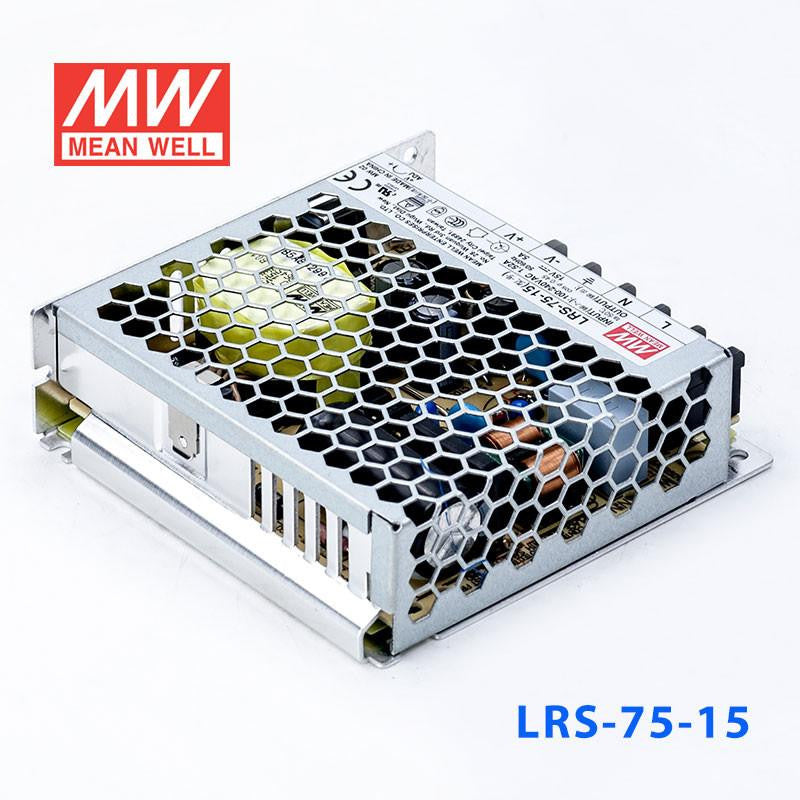 Mean Well SMPS - LRS-75-15 - 15V 5A - 75W Metal Power Supply