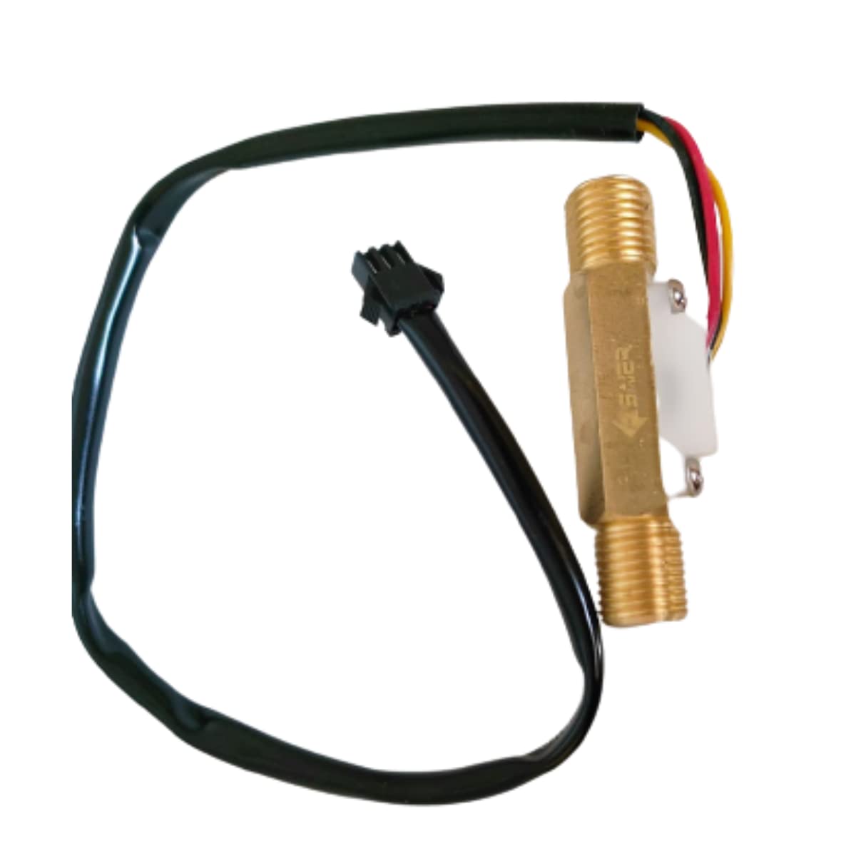 Brass Water Flow Sensor, 1/4-inch, SEN-HZ41WC