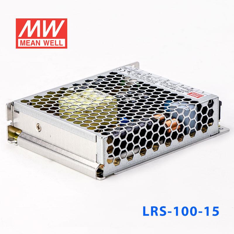 Mean Well SMPS - LRS-100-15 - 15V/7A - 105W Metal Power Supply