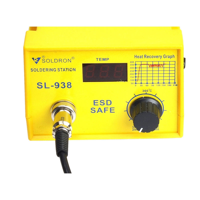 Digital Soldering Station with Temperature Control and Sleep Mode, Soldron 938