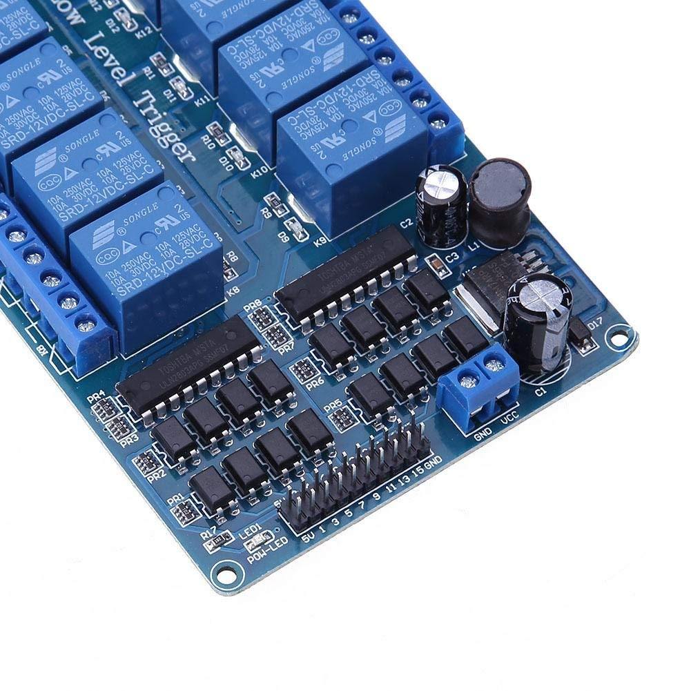 Board with 16 Channels, 12V Relay Module