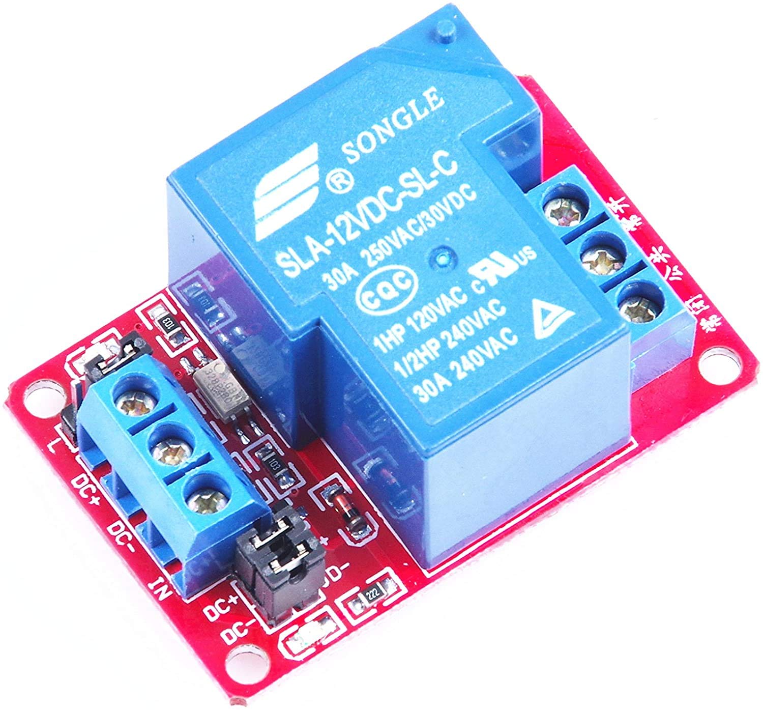 30 amp single-channel 12 volt relay module