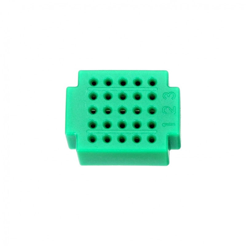 The two-piece pack of XF-25 Ultra Mini Breadboard in green.