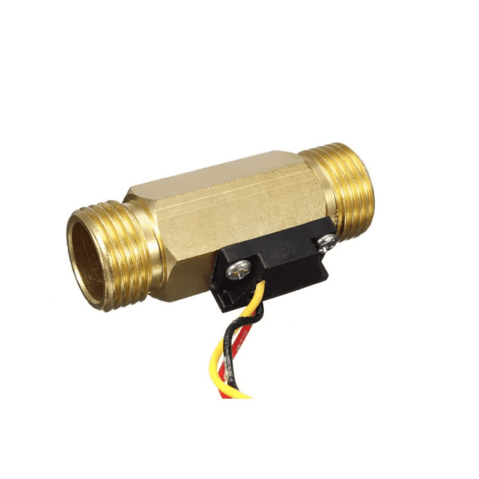 Brass Water Flow Sensor, 1/2-Inch Model SEN-HZ21WI