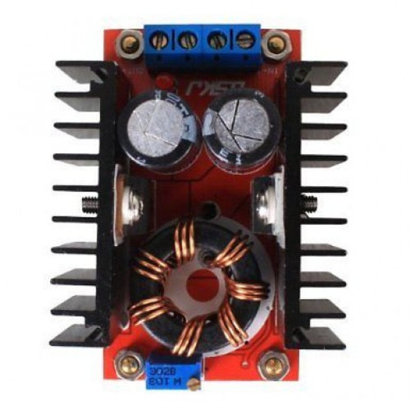 Step-Up Boost Converter, 150W DC-DC Module for Adjustable Power Supply: 10-32V to 12-35V 6A