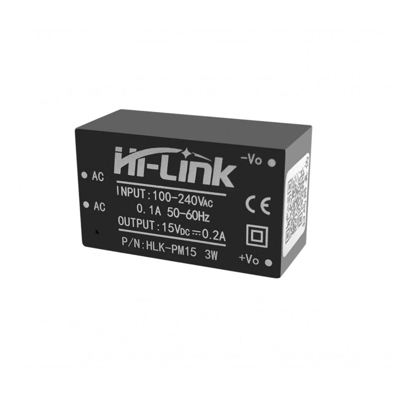 Hi-Link 15V 3W AC to DC Power Supply Module, HLK-PM15